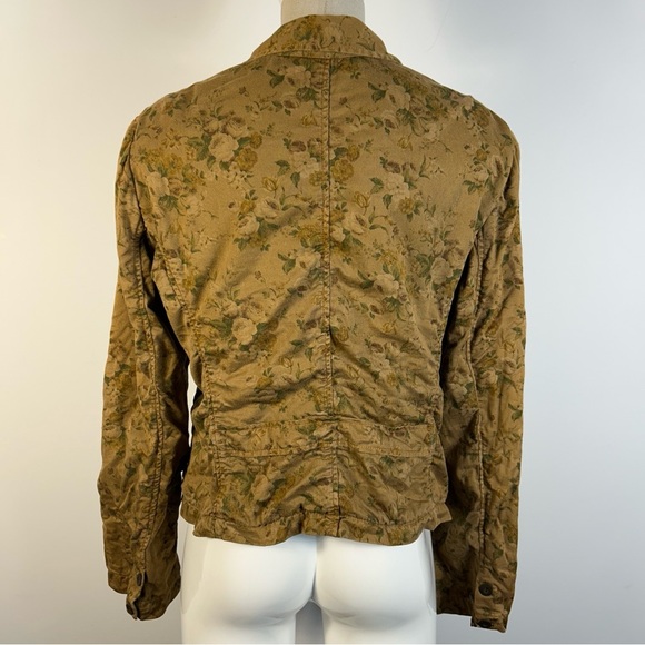 Johnny Was Tan Floral Blazer L - Picture 3 of 9